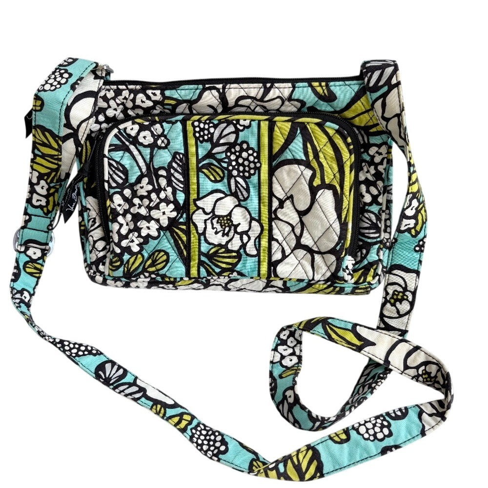 Vera‎ Bradley Hipster Crossbody Bag Island Blooms